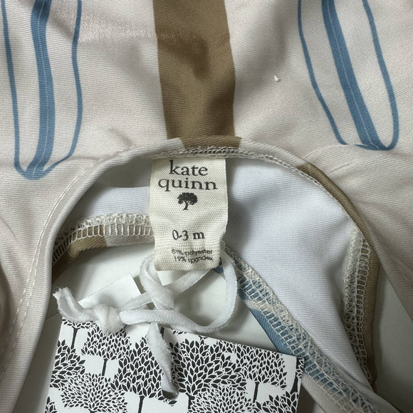 NWT Kate Quinn Infant Baby Longboard Print Tank One-Piece Swim Suit Size 0-3 Mos - Picture 5 of 5